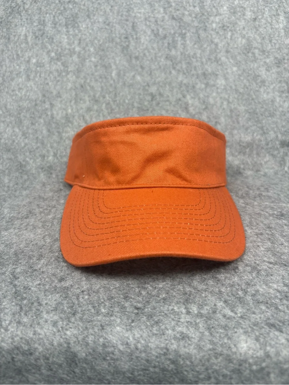 Vintage Nissun Burnt Orange Adjustable Cotton Visor
